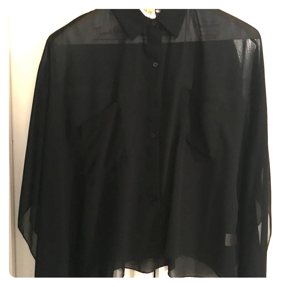 MACYS Impulse “Bar III” sheer cape